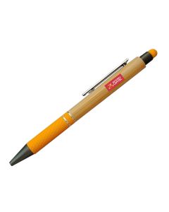 Bamboo Pen With Colored Stylus And Grip