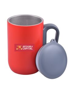 LISBON - Stainless Steel Travel Mug With Handle