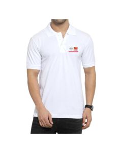 Classic White Cotton Collared T-Shirt