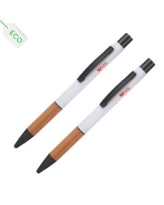 Metal Bamboo Grip Velvet Finish Pen + Metal Bamboo Grip Velvet Finish Pen