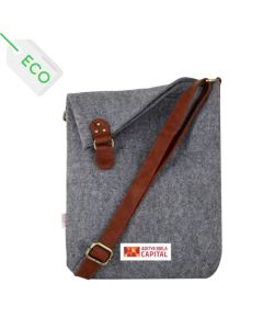Felt Stylish Sling Bags With PU Strap