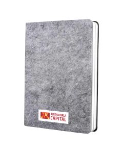 EcoFelt Notebook With Bookmark Ribbon