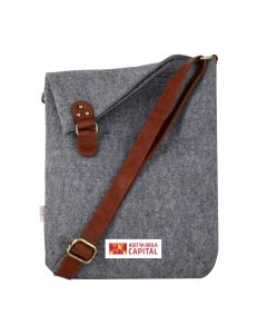 Felt Stylish Sling Bags With PU Strap