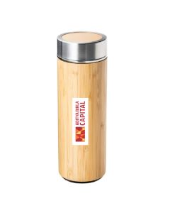 Stainless Steel Bamboo Vacuum Flask