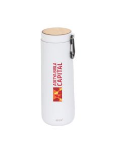 Swirl  Double Wall SS Bottle with Bamboo Top
