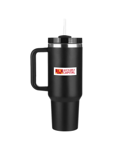 Tall Mug with Straw