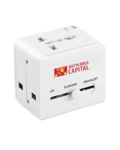 World Travel Adaptor With Double USB